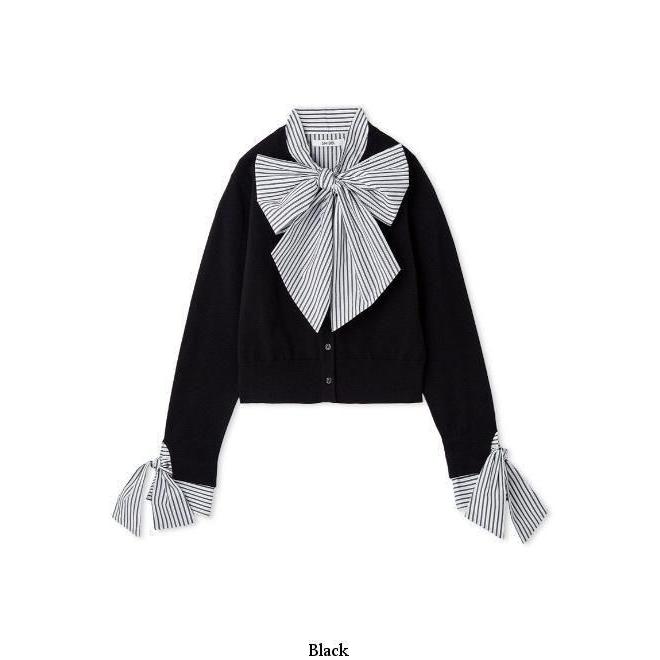 SNIDEL（スナイデル） (10%OFF&300円OFF) ボウタイドッキングニット