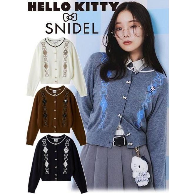 SNIDEL（スナイデル） (8%OFF&300円OFF) 【HELLO KITTY】 アーガイル