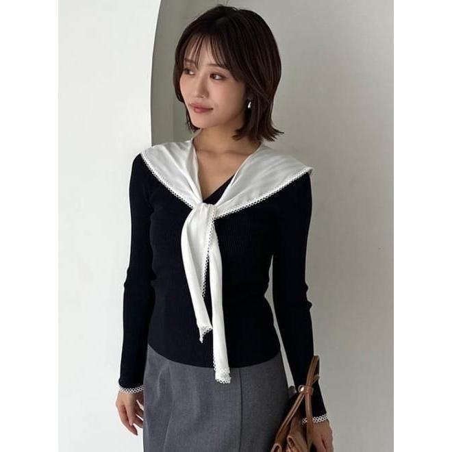 SNIDEL（スナイデル） (セール30%OFF&300円OFF) Susスカーフブラウス