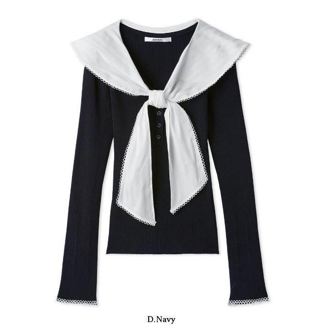 SNIDEL（スナイデル） (セール30%OFF&300円OFF) Susスカーフブラウス