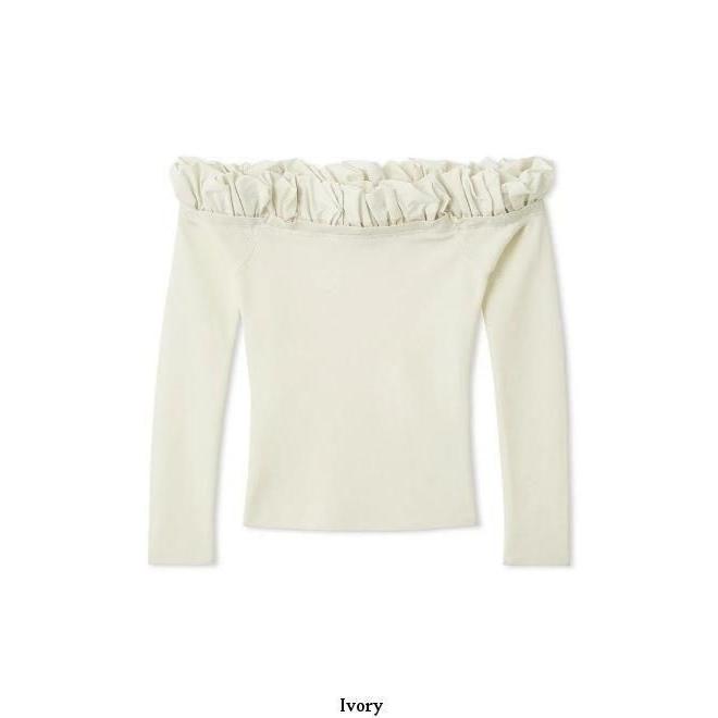 SNIDEL（スナイデル） (セール60%OFF&300円OFF) バルーンフリルニット