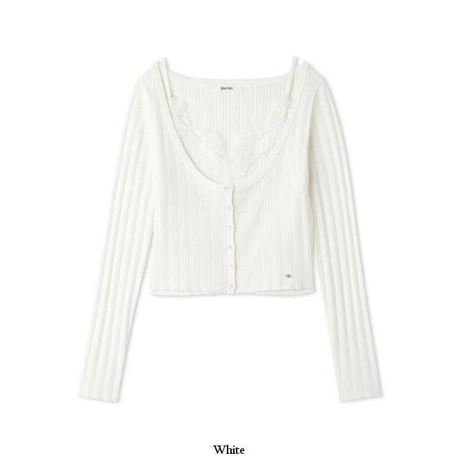 SNIDEL（スナイデル） (期間限定10%OFF&300円OFF) レーストリムニット