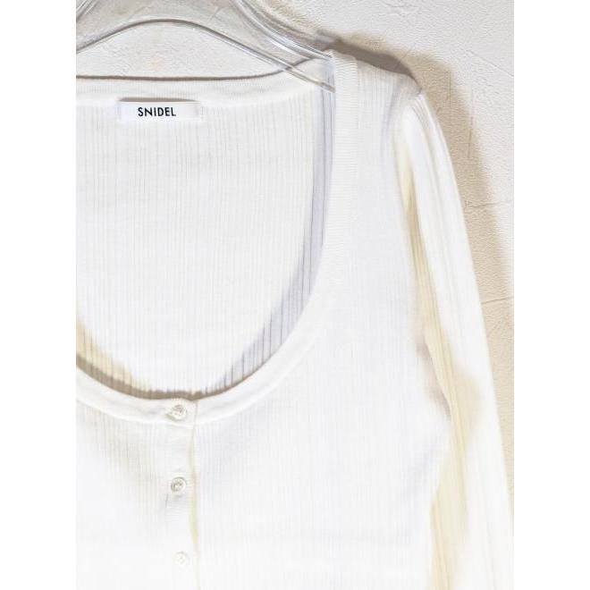 SNIDEL（スナイデル） (期間限定10%OFF&300円OFF) レーストリムニット