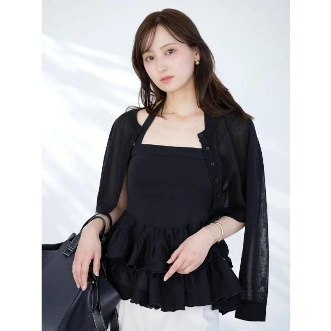 SNIDEL（スナイデル） (期間限定10%OFF&300円OFF) ラッフルティアード