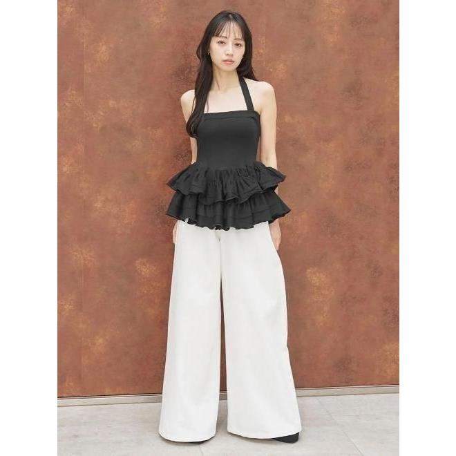 SNIDEL（スナイデル） (期間限定10%OFF&300円OFF) ラッフルティアード