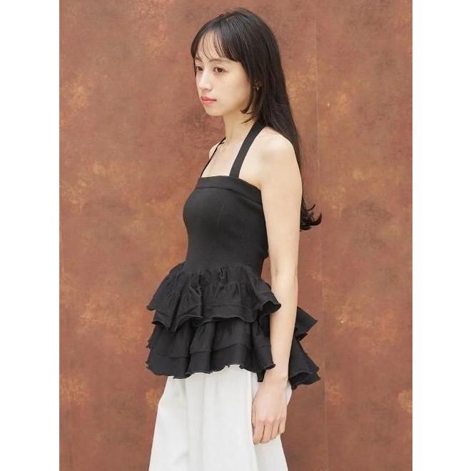 SNIDEL（スナイデル） (期間限定10%OFF&300円OFF) ラッフルティアード