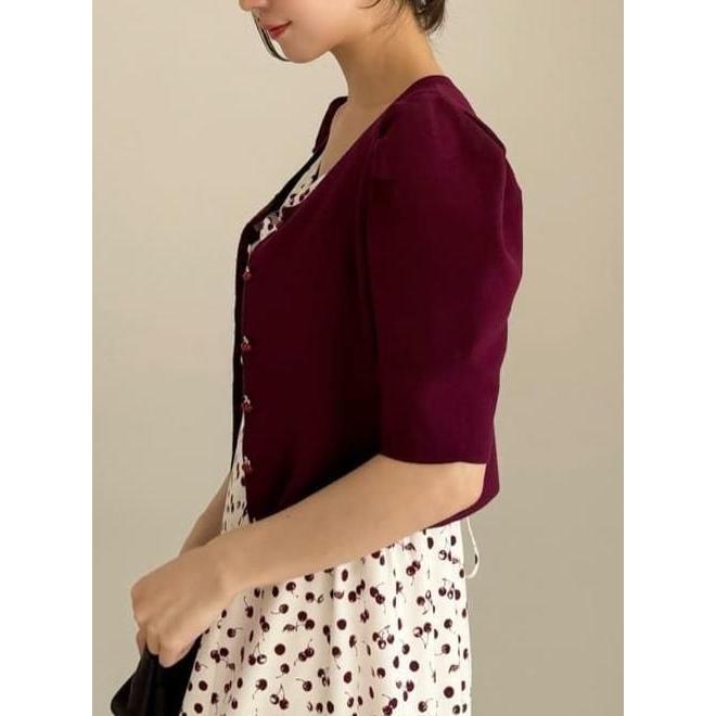 SNIDEL（スナイデル） (期間限定10%OFF&300円OFF) フルーツボタンパフ