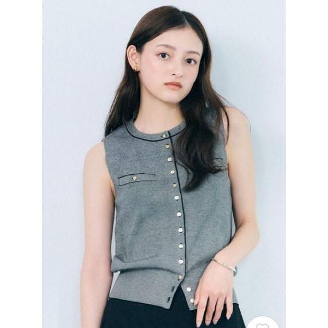 SNIDEL（スナイデル） (10%OFF&300円OFF) ニットジレプルオーバー 26春