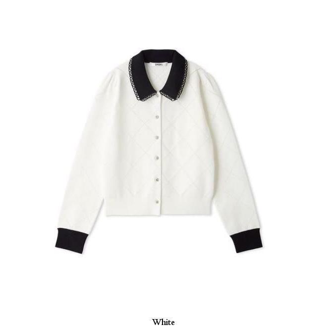 SNIDEL（スナイデル） (期間限定10%OFF) アイレットアーガイルニット