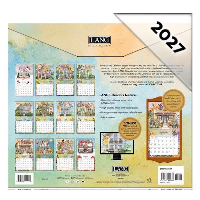 2027年 (令和9年) USA ラングカレンダー (Bless This Home)ブレス