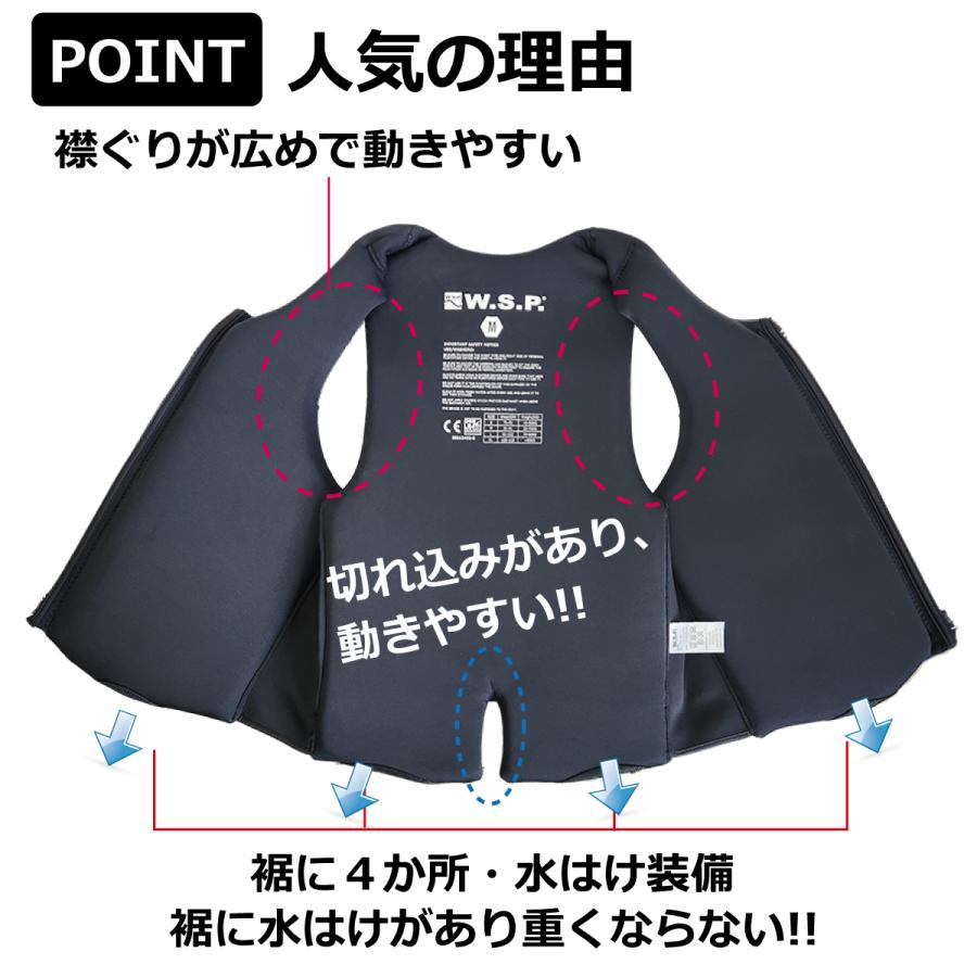 W.S.P. アクション・ベスト JWBA認定品ウェイクベスト