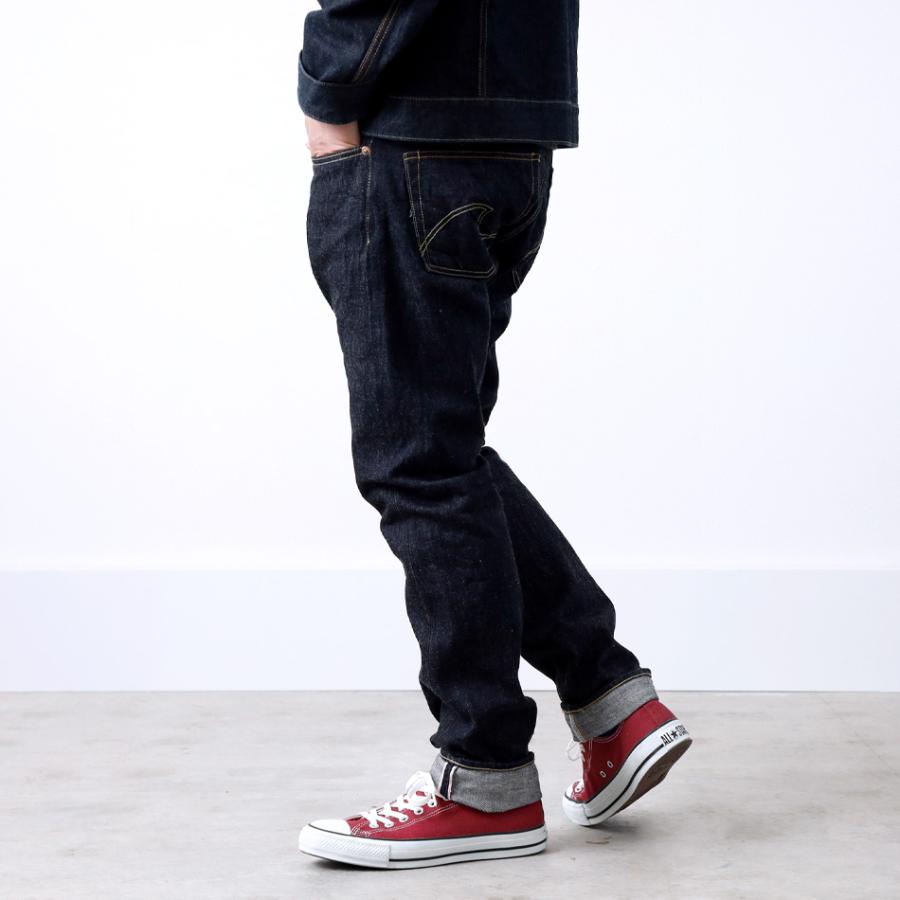 美品 オーベルジュ デニム ジーパン 濃紺 日本製 赤耳 アメカジ y2k 40 ジーンズ メンズ デニム 日本製 国産 岡山 児島 ストレート