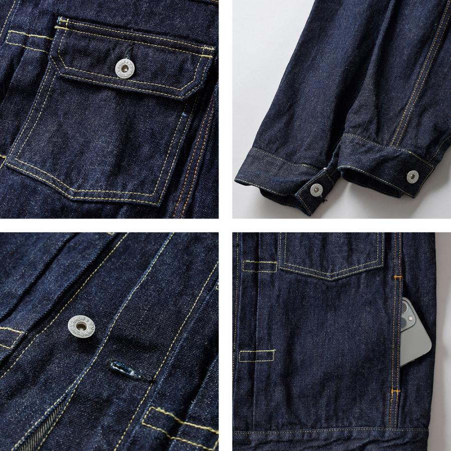 デニムジャケット メンズ アウター ジージャン gジャン 1st 横浜デニム