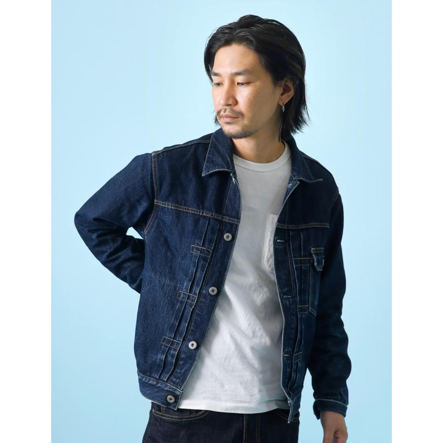 デニム メンズ ジャケット セルビッチ 1st 岡山児島 日本製 横濱デニム