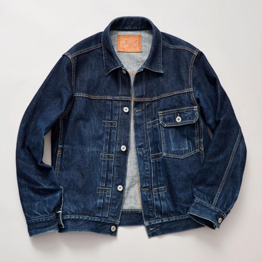 希少✨児島デニム ジャケット 赤耳 1st 濃紺 日本製 Gジャン デニムジャケット メンズ アウター ジージャン gジャン 1st 横浜デニム