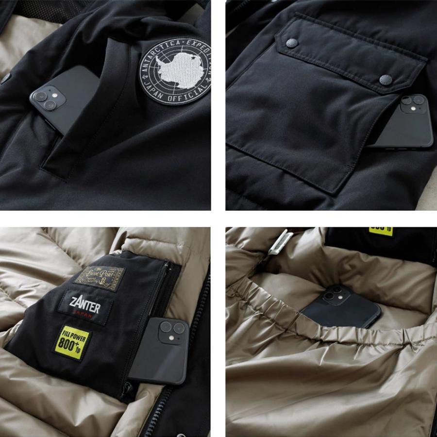 ZANTER ザンター 別注モデル ダウンジャケット メンズ アウター 日本製 800フィルパワー 防寒 防風 軽量 アウトドア キャンプ 寒冷地 | ZANTER JAPAN | 12