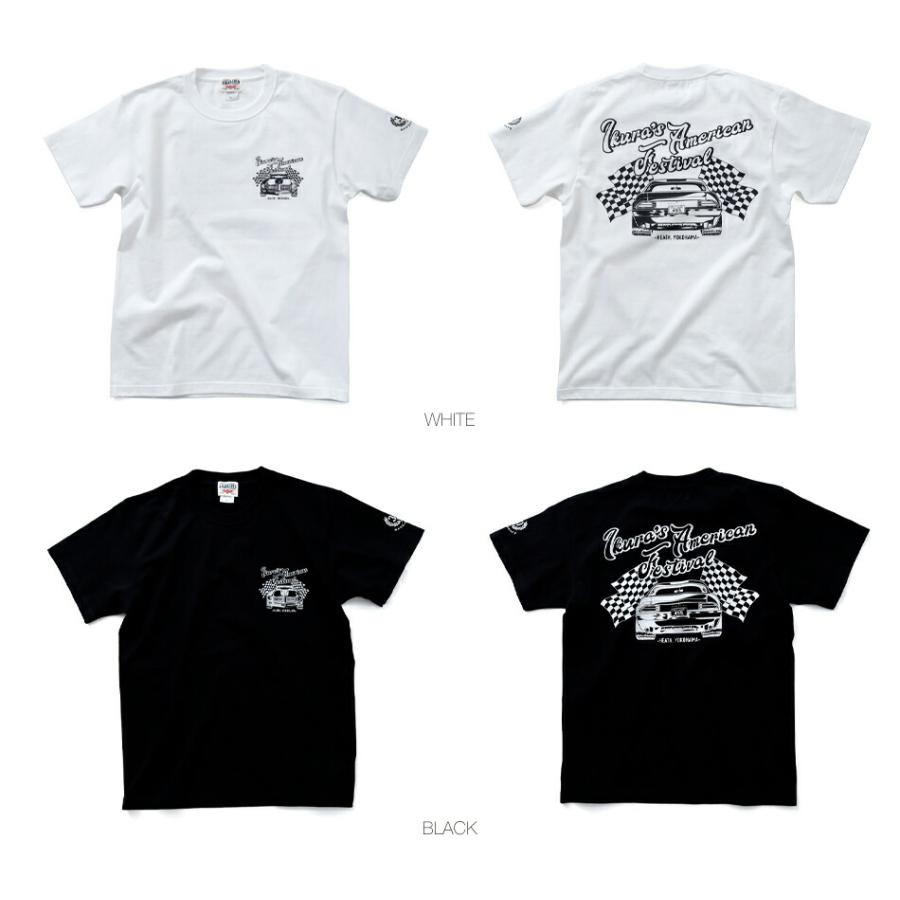 Tシャツ メンズ アメカジ 半袖 バックプリント 大きいサイズ S-3XL 厚手 ポンティアック トランザム AMEFES アメフェス IKURA's American Festival アメ車｜heath｜16