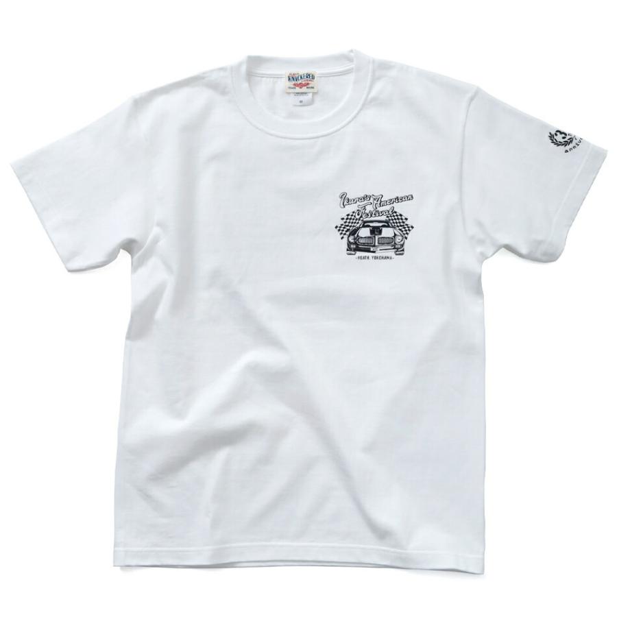 Tシャツ メンズ アメカジ 半袖 バックプリント 大きいサイズ S-3XL 厚手 ポンティアック トランザム AMEFES アメフェス IKURA's American Festival アメ車｜heath｜09