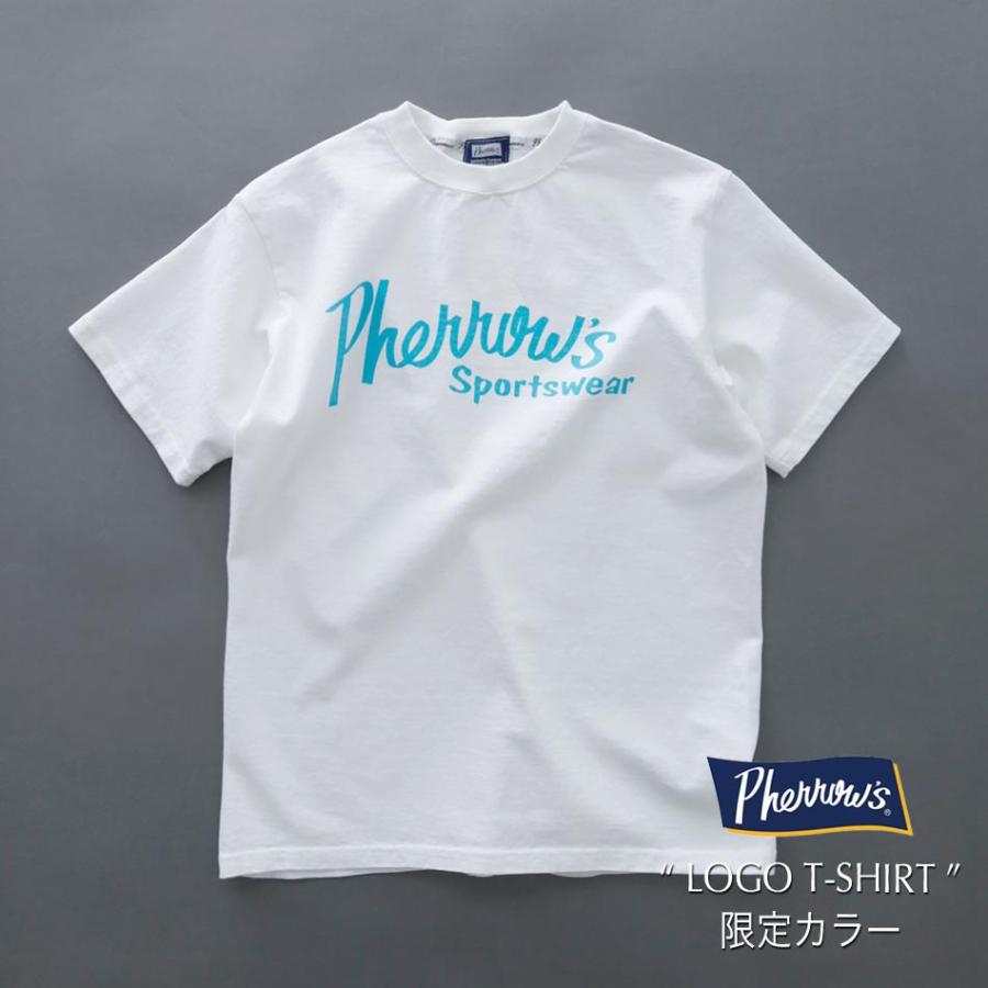 Tシャツ T プリント ブランド クルーネック フェローズ Pherrows 限定カラー 別注カラー 正規取扱 新作 定番ロゴ  ビンテージ アメカジ カジュアル 高品質｜heath｜02