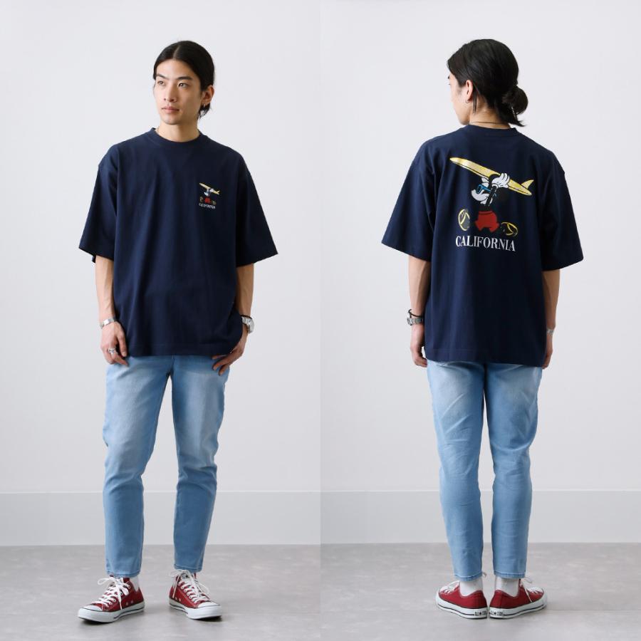 ミッキー Tシャツ レディース メンズ ディズニー コラボ オーバー