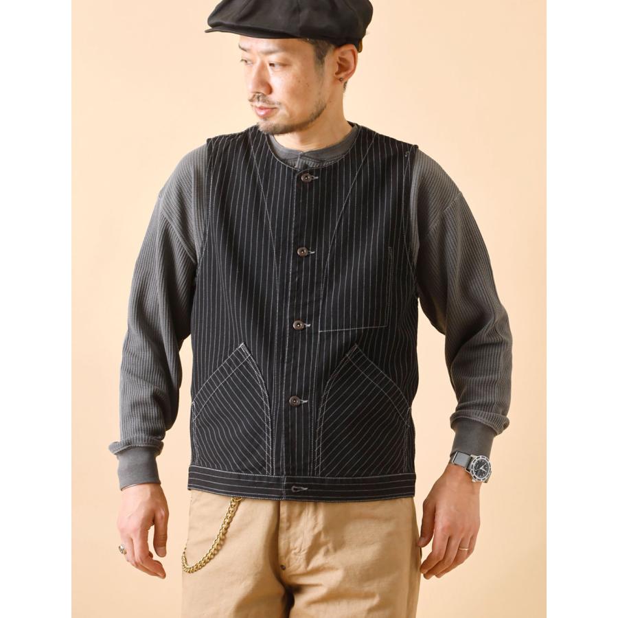 Schott N.Y.C（ショット） Schott ベスト メンズ デニム ヒッコリー
