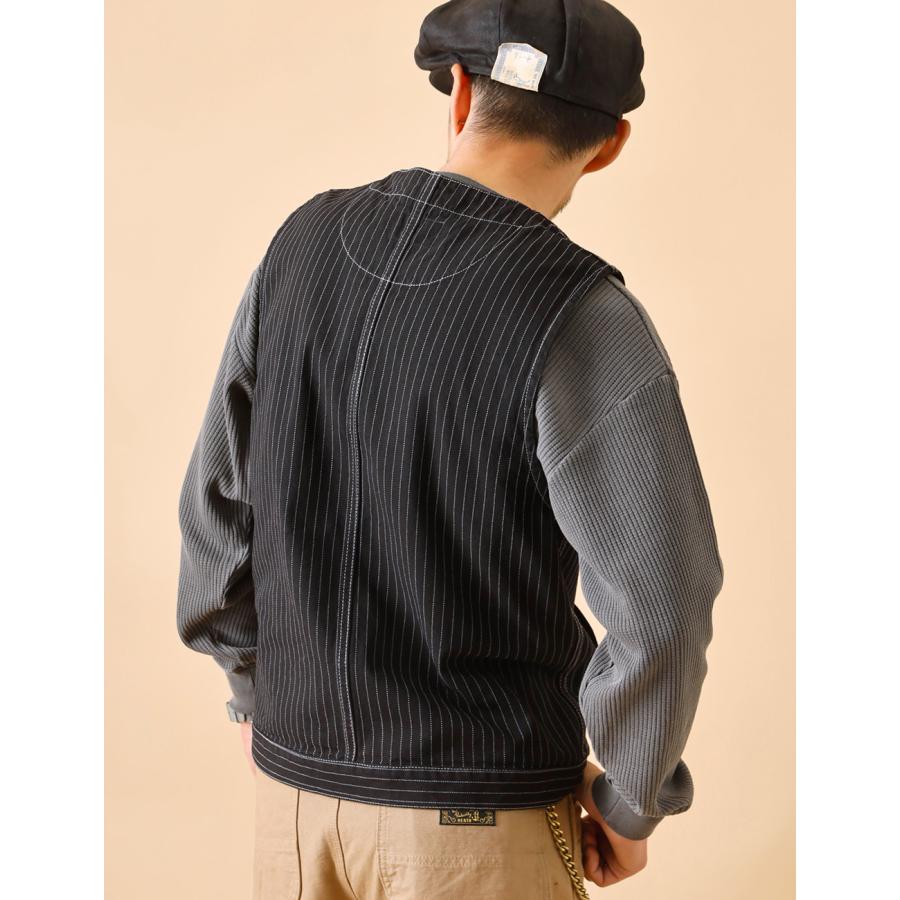 Schott N.Y.C（ショット） Schott ベスト メンズ デニム ヒッコリー