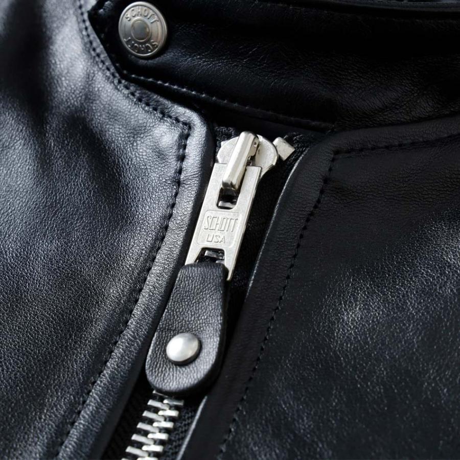 希少Schott USA 牛革レザー シングルライダースジャケット Schott N.Y.C（ショット） Schott 70'S SINGLE RIDERS JACKET シングル