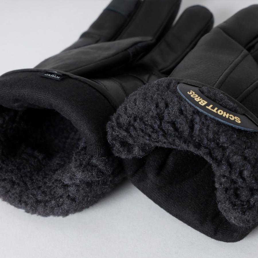 Schott N.Y.C（ショット） Schott 手袋 メンズ 本革 レザーグローブ