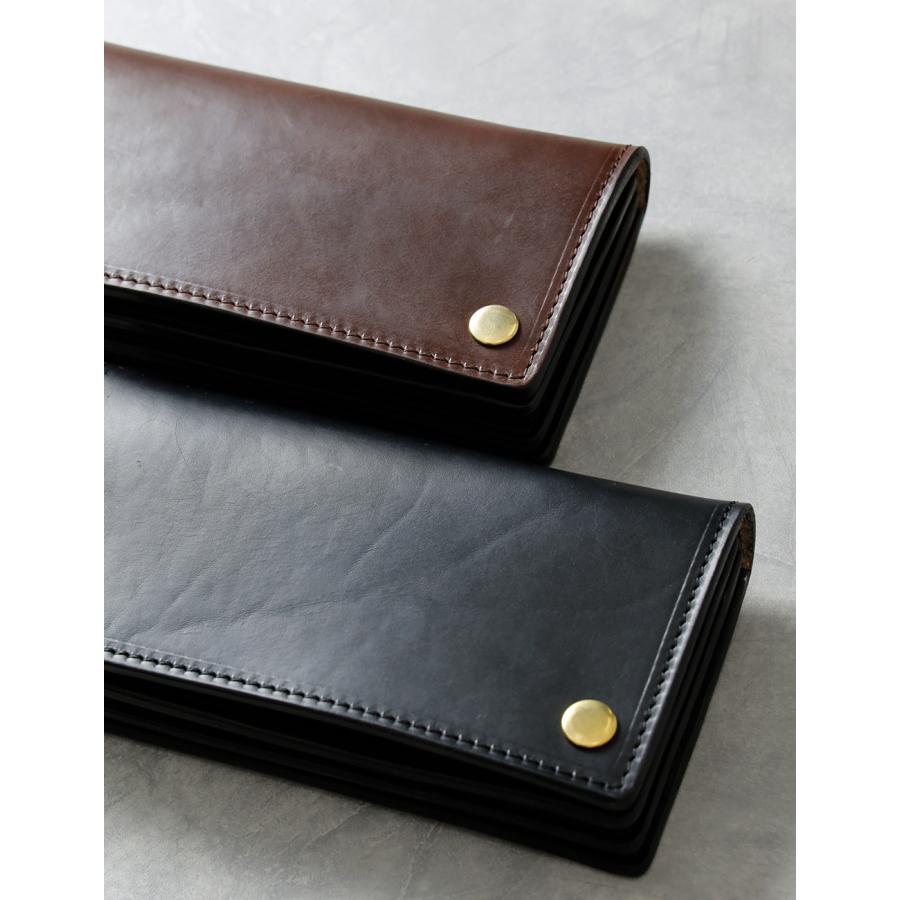 財布 メンズ 長財布 本革 レザー クロムエクセル ロングウォレット