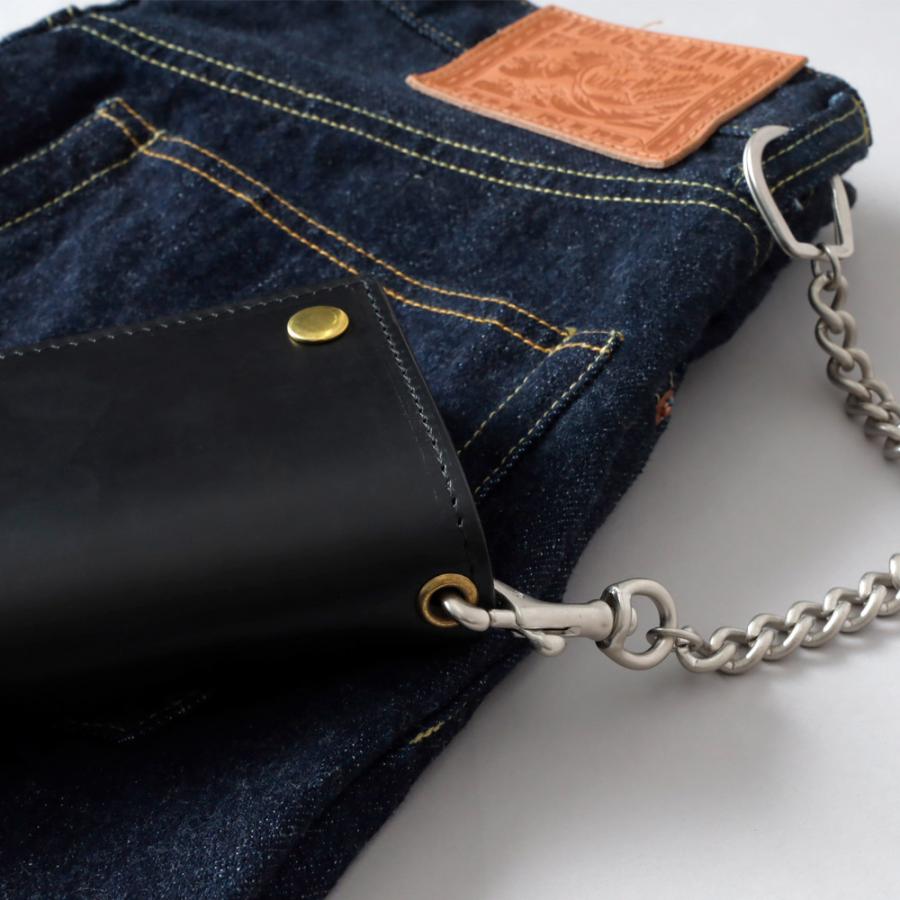 財布 メンズ 長財布 本革 レザー クロムエクセル ロングウォレット