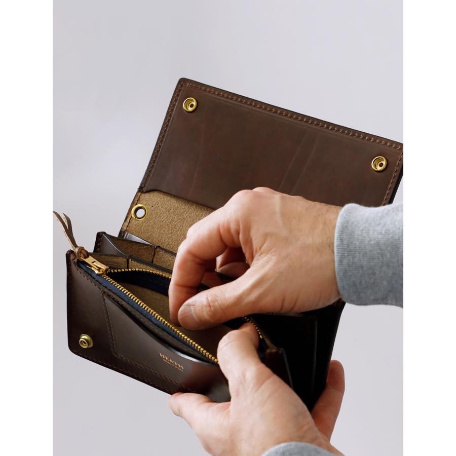 財布 メンズ 長財布 本革 レザー クロムエクセル ロングウォレット