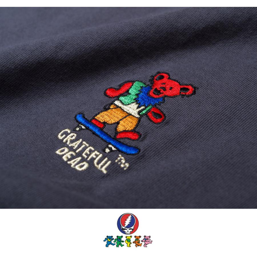 Tシャツ 長袖 メンズ バンド 刺繍 Grateful Dead アメカジ グレイトフルデッド クマ キャラクター 定番 Bf Lt017 Heath Industrial 通販 Yahoo ショッピング