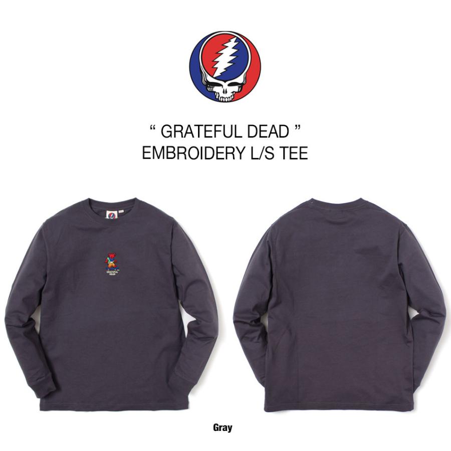 Tシャツ 長袖 メンズ バンド 刺繍 Grateful Dead アメカジ グレイトフルデッド クマ キャラクター 定番 Bf Lt017 Heath Industrial 通販 Yahoo ショッピング