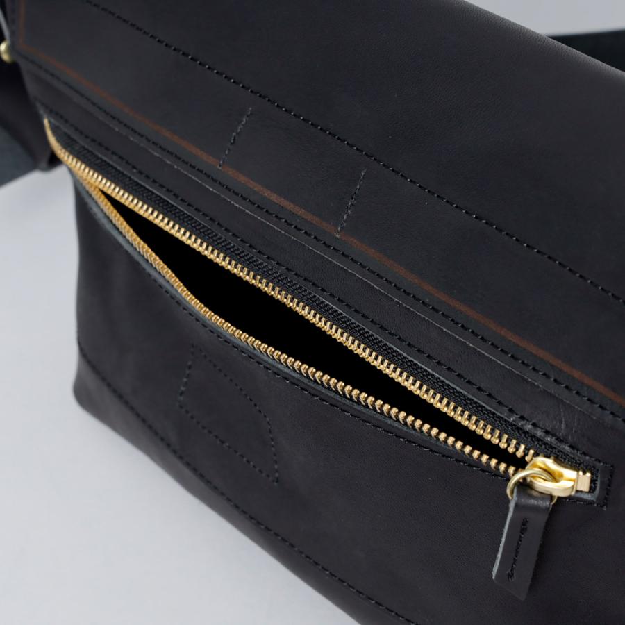 栃木レザー 本ヌメ革 ショルダーバッグ メンズ レディース メッセンジャーバッグ 鞄 カバン 日本製 ネイティブパターン カジュアル アメカジ | BLUE PORT | 10