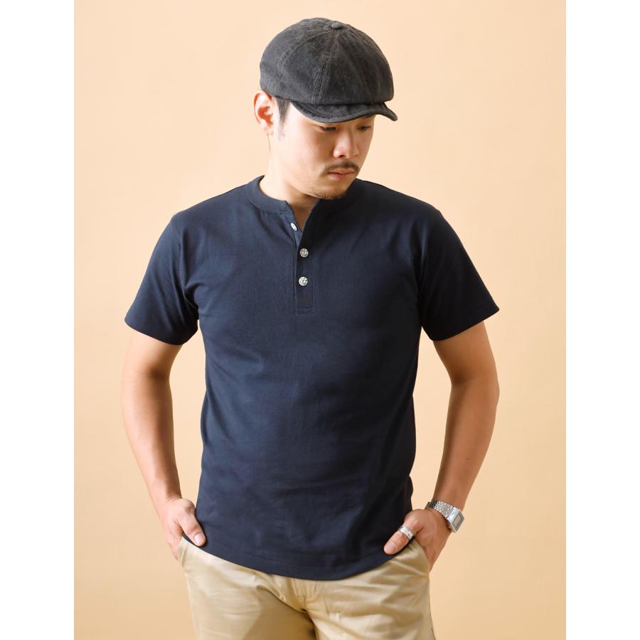 BLUE PORT 10%OFF！ファミリーセール！ Tシャツ メンズ ヘンリーネック