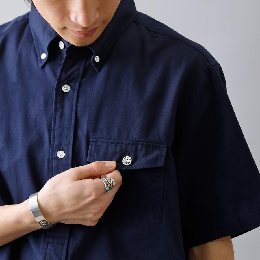 BLUE PORT オックスフォードシャツ シャツ メンズ 半袖 ボタンダウン