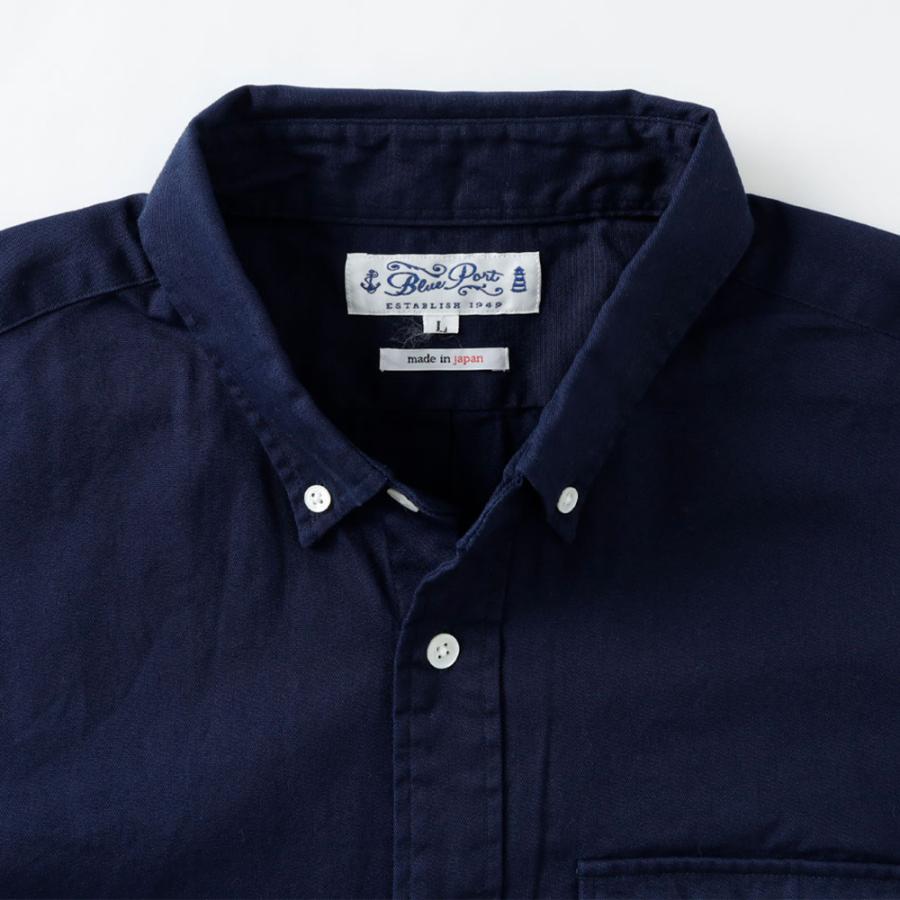 青い半袖ボタンアップシャツ CATEGORY 半袖ボタンシャツ(S/S SHIRT) | ROLIKO