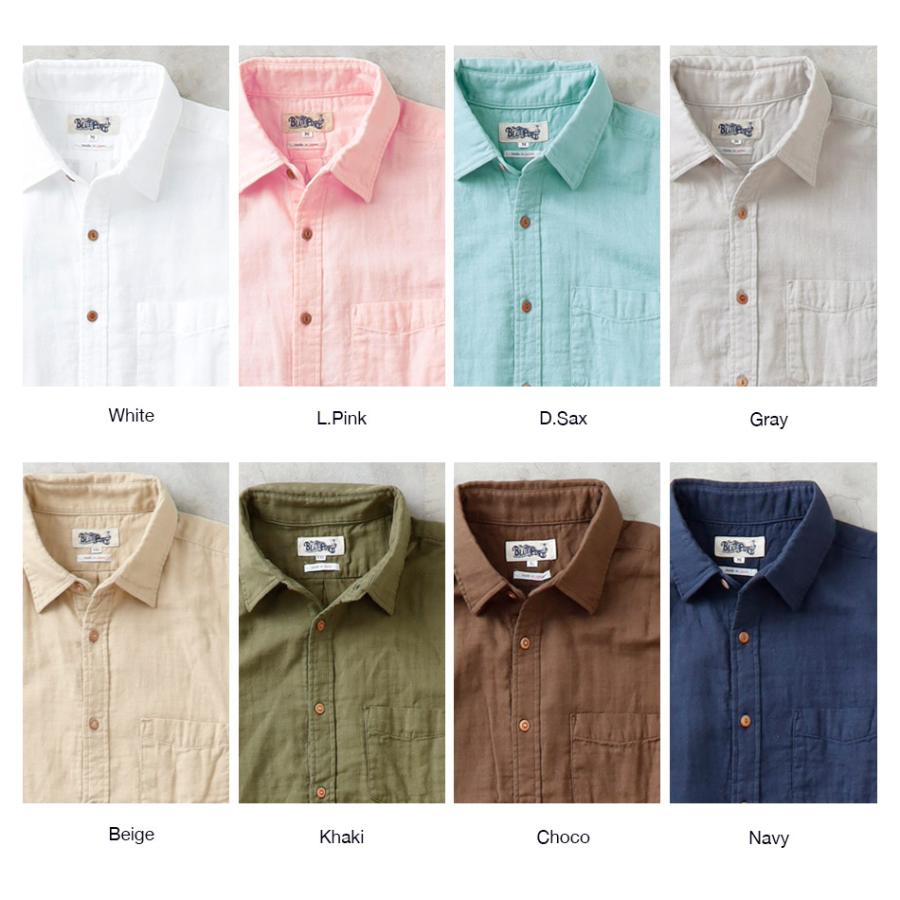 BLUE PORT シャツ メンズ ユニセックス 長袖シャツ 日本製 高品質
