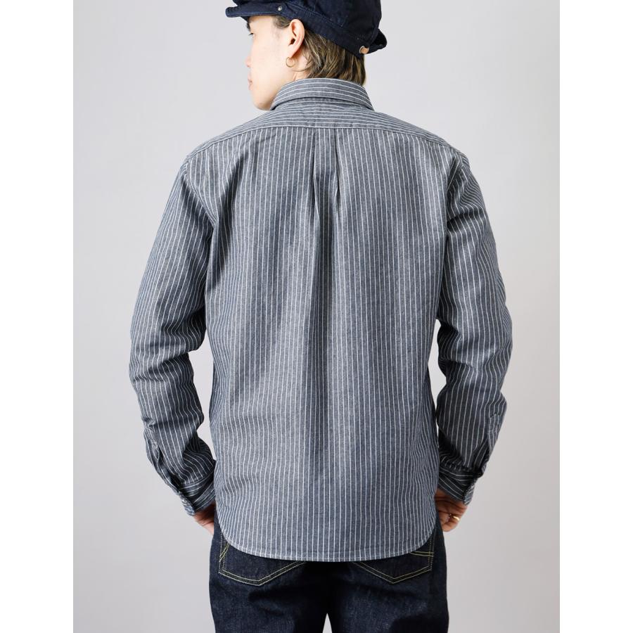 BLUE PORT シャツ メンズ ワークシャツ カジュアルシャツ ボタンダウン
