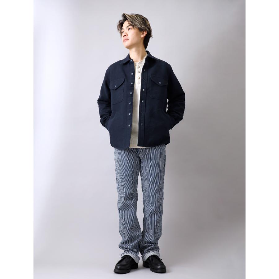 BLUE PORT ヒッコリーパンツ メンズ ワークパンツ ダックパンツ ダック