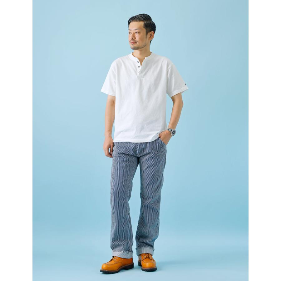 BLUE PORT ワークパンツ メンズ ヒッコリー ダック生地 岡山児島 日本