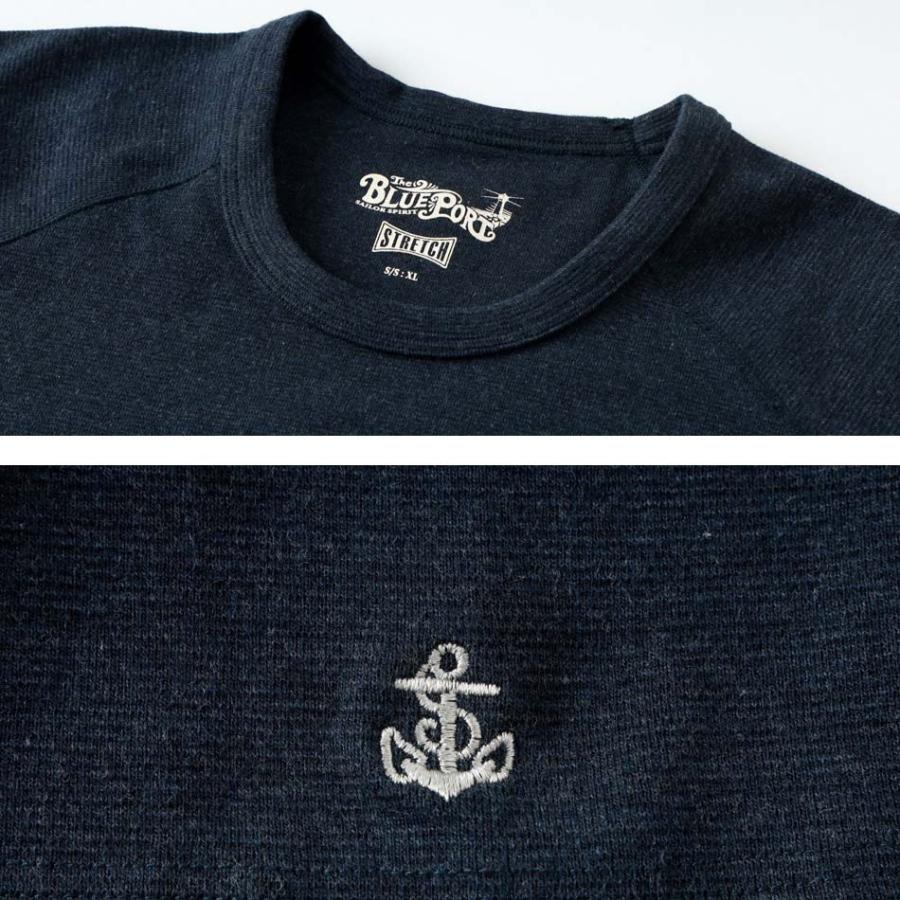 軽いオーダー/要望伝える用ページ BLUE PORT Tシャツ メンズ 半袖 スパンフライス ストレッチ 刺繍 ワン