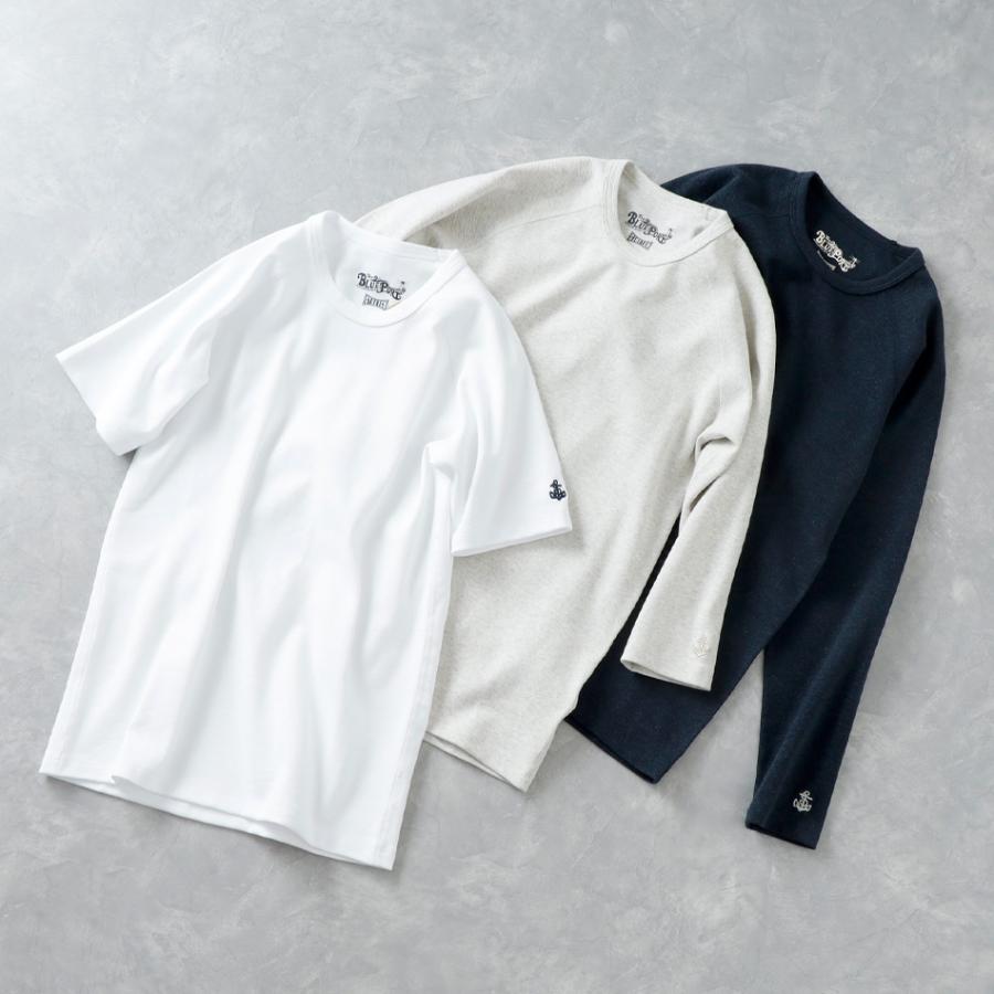 BLUE PORT Tシャツ メンズ ロンT カットソー スリム スリムフィット