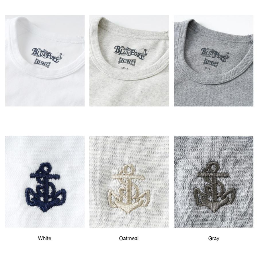 BLUE PORT Tシャツ メンズ ロンT カットソー スリム スリムフィット