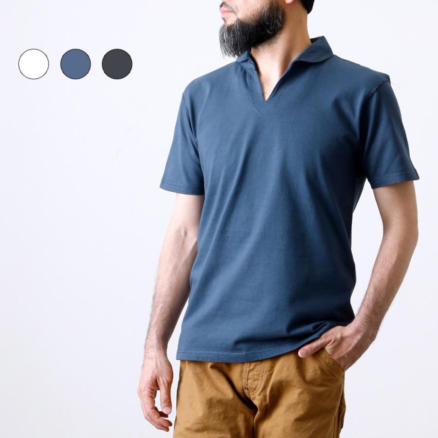 バーンズ)BARNS Tシャツ S/S 無地 半袖 VINTAGE ビンテージ スキッパー