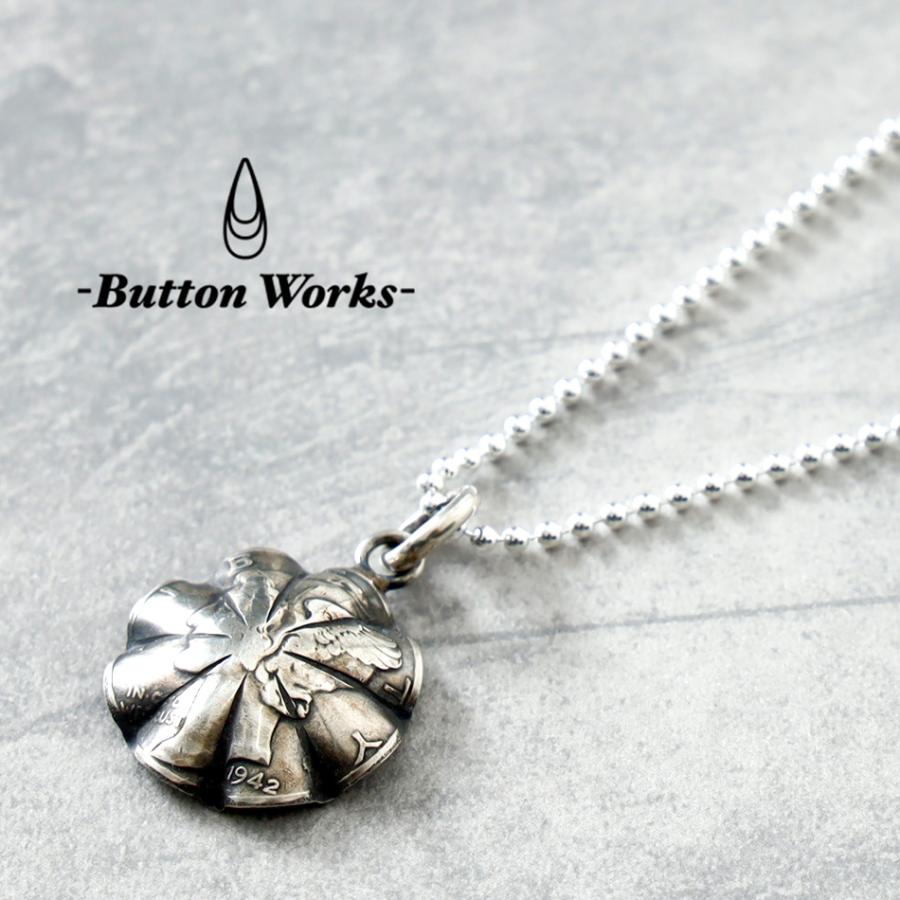 Button Works Coin Necklaceボタンワークス Button Works ボタンワークス シルバーコイン ネックレス