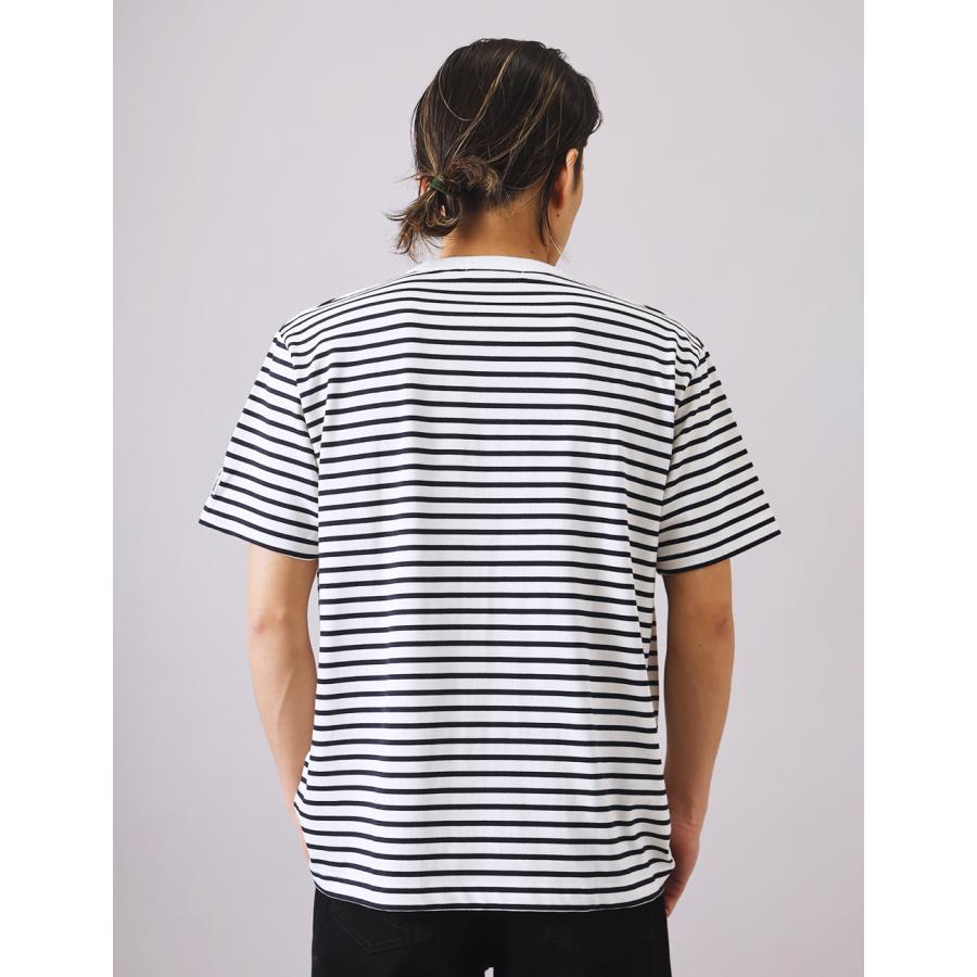 FIDELITY（フィデリティ） ボーダーTシャツ メンズ Tシャツ カットソー