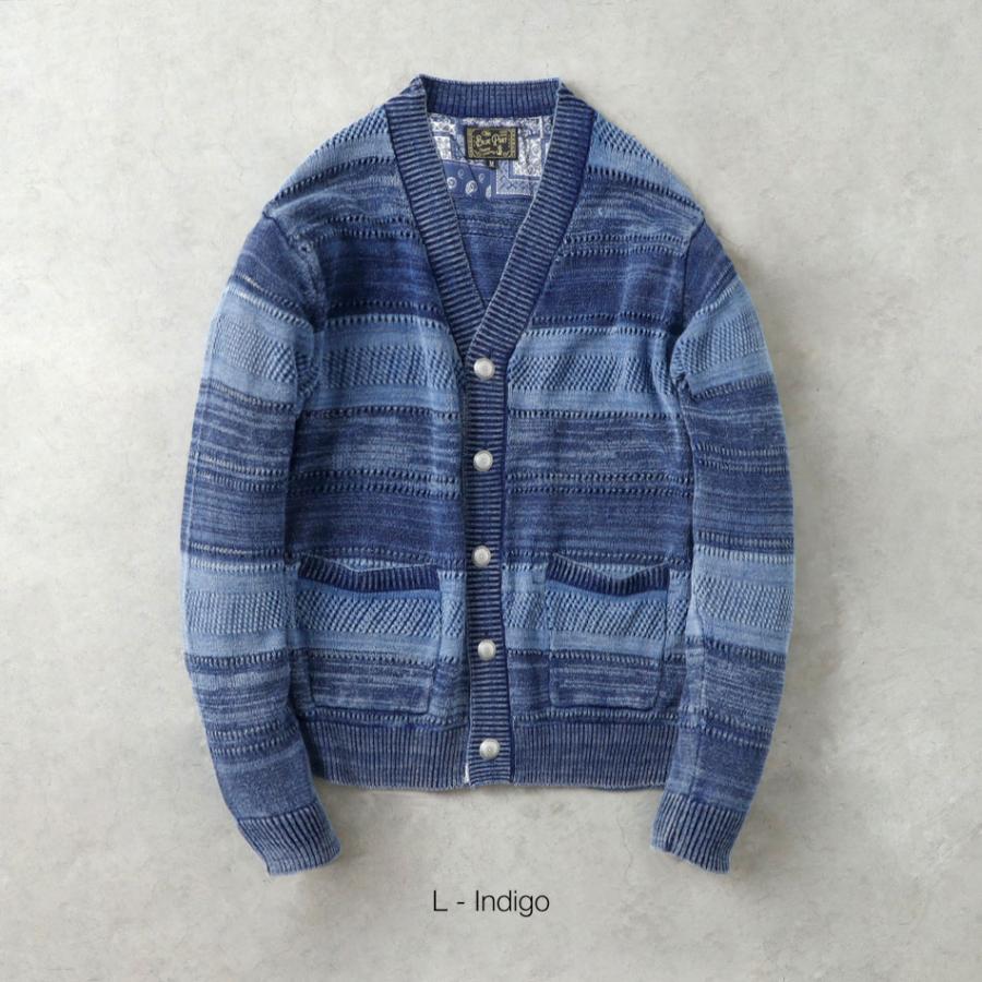 VETEMENTS ユニセックス セーター S 青 BLUE PORT インディゴカーディガン セーター メンズ ユニ