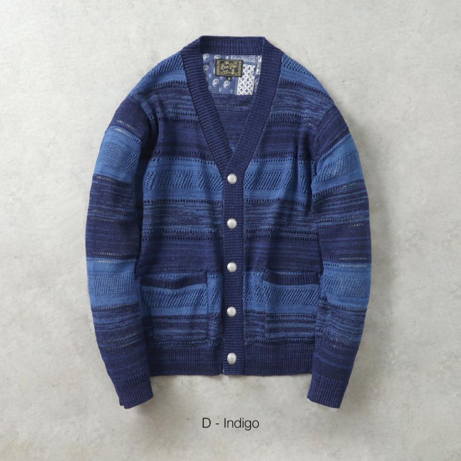 BLUE PORT 半額！ファミリーセール！ インディゴカーディガン セーター