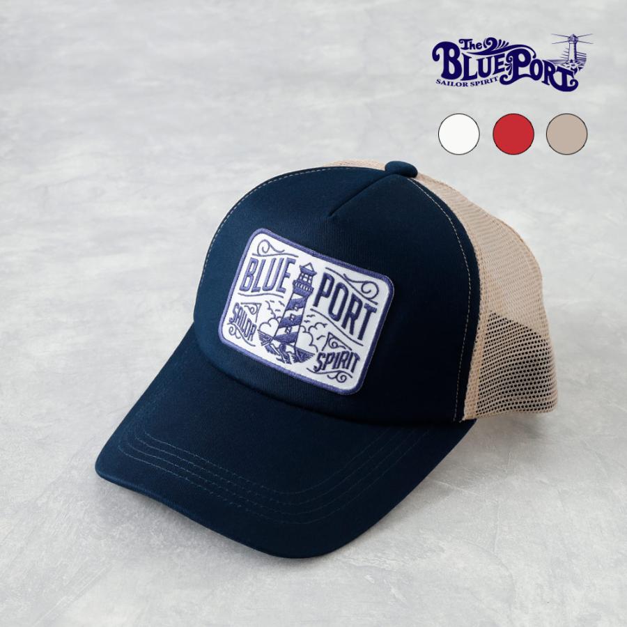 BLUE PORT メッシュキャップ メンズ 大きいサイズ 深め 帽子 野球帽